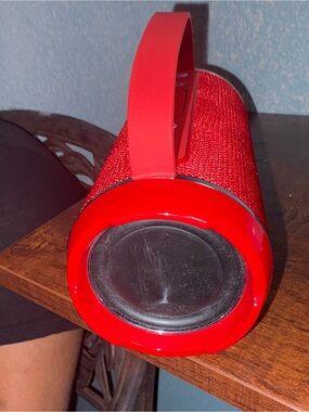 T&G Red Portable Bluetooth Speaker with Carry Handle